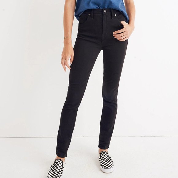 Madewell 10" High-Rise Skinny Jeans Johnny Wash - Picture 1 of 8